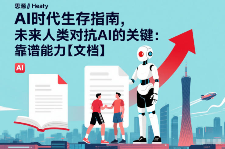 AI时代生存指南,未来人类对抗AI的关键:靠谱能力【文档】-优优云网创