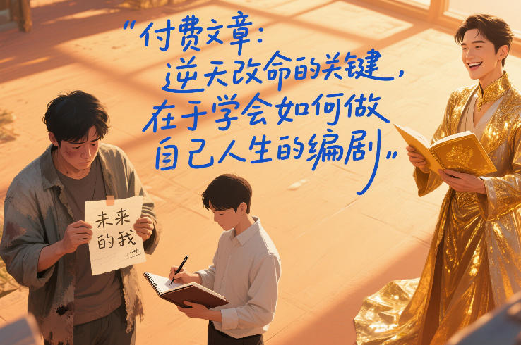 付费文章:逆天改命的关键,在于学会如何做自己人生的编剧-优优云网创