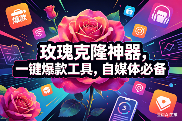 （18246期）玫瑰克隆神器，一键爆款工具，自媒体必备，50多个功能的教程-优优云网创