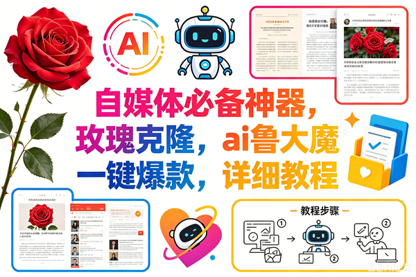 （18441期）玫瑰克隆神器，一键ai大魔，爆款工具，自媒体必备，60多个功能的详细教程-优优云网创