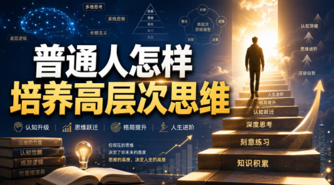 付费文章：普通人怎样培养高层次思维-优优云网创