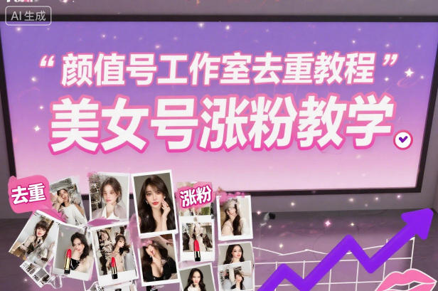 颜值号工作室去重教程，美女号涨粉教学-优优云网创