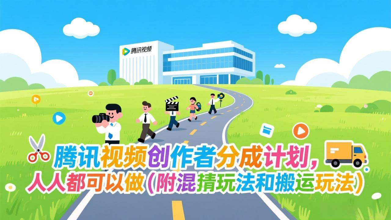 (17137期)腾讯视频创作者分成计划,人人都可以做(附混剪玩法和搬运玩法)-优优云网创