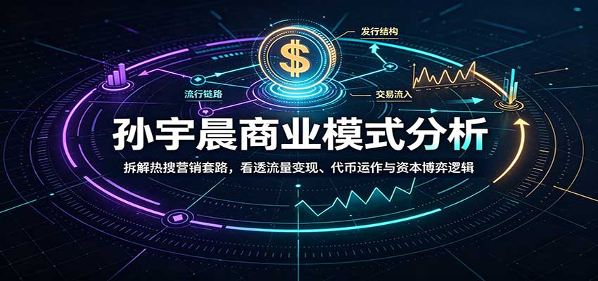 孙宇晨商业模式分析:拆解热搜营销套路,看透流量变现、代币运作与资本博弈逻辑-优优云网创
