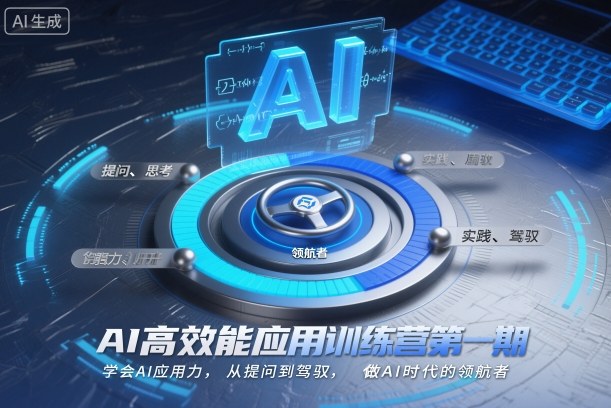 AI高效能应用训练营第一期，学会AI应用力，从提问到驾驭，做AI时代的领航者（更新）-优优云网创