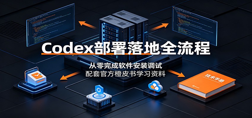 Codex部署落地全流程:从零完成软件安装调试,配套官方橙皮书学习资料-优优云网创
