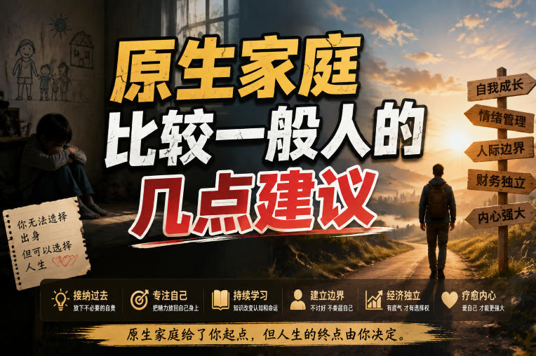 付费文章：给原生家庭比较一般人的几点建议-优优云网创