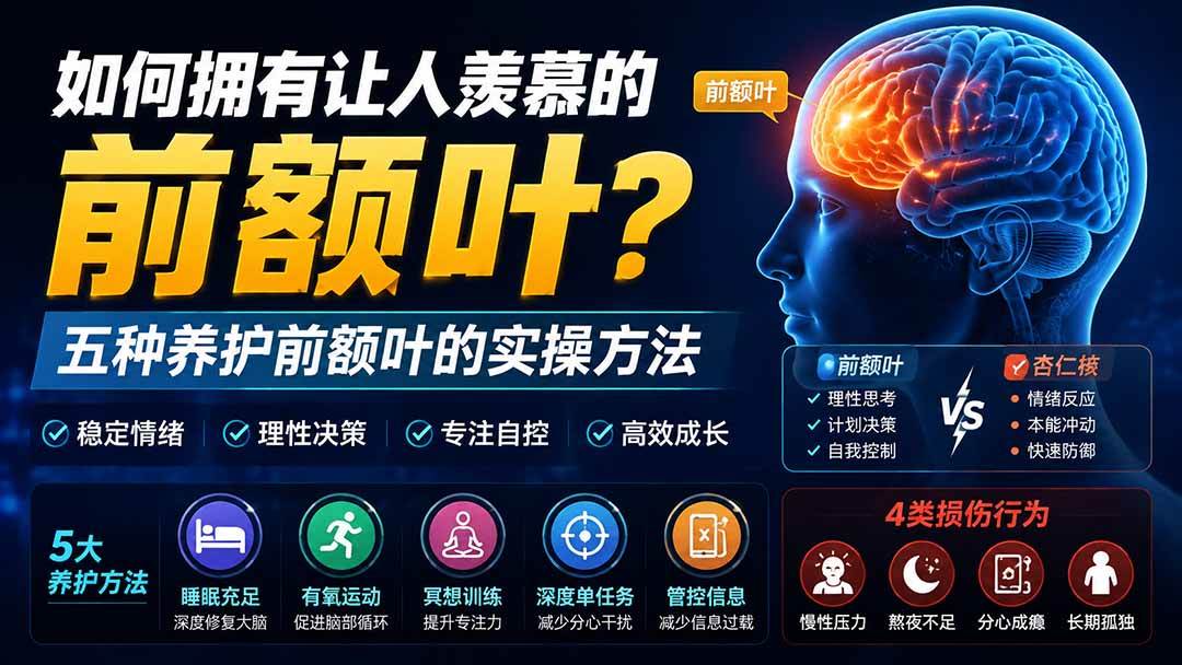 （19805期）付费文章：如何拥有让人羡慕的前额叶？五种养护前额叶的实操方法-优优云网创