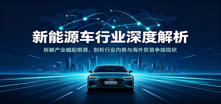 新能源车行业深度解析：拆解产业崛起根源，剖析行业内卷与海外贸易争端现状-优优云网创