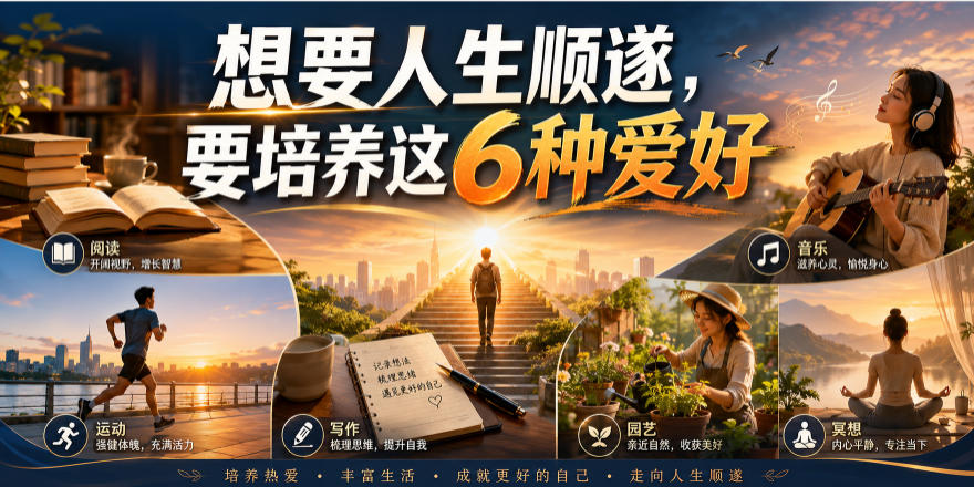 公众号付费文章：想要人生顺遂，要培养这6种爱好-优优云网创