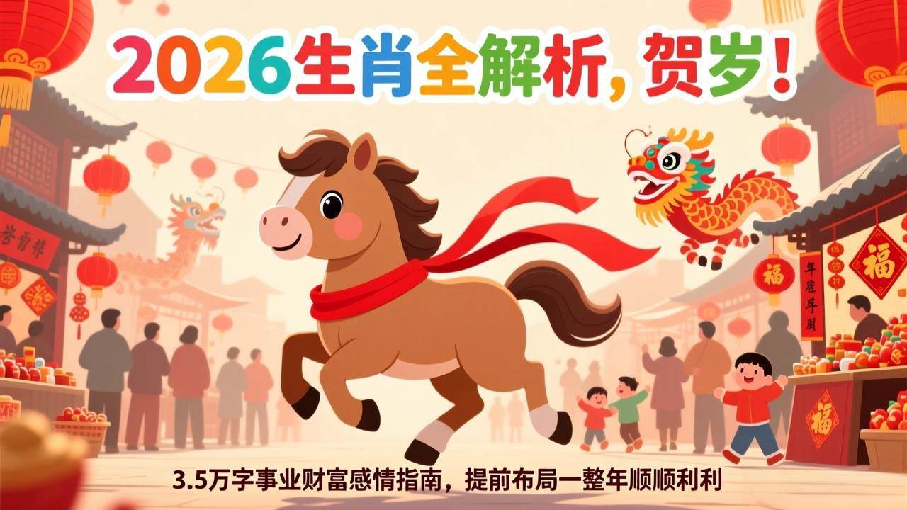 （17428期）付费文章：贺岁！2026生肖全解析，3.5万字事业财富感情指南，提前布局一整年顺顺利利-优优云网创