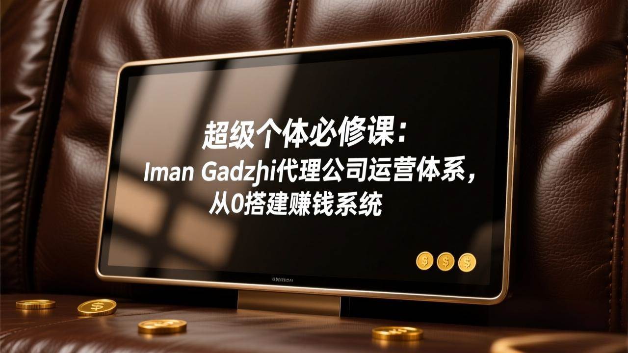 （17525期）超级个体必修课：Iman Gadzhi代理公司运营体系，从0搭建赚钱系统-优优云网创