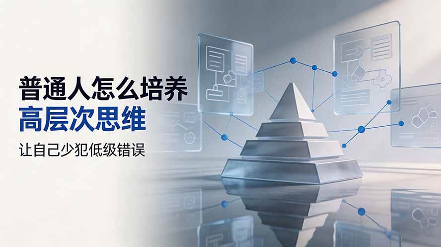 （19637期）付费文章：普通人怎么培养高层次思维，让自己少犯低级错误-优优云网创