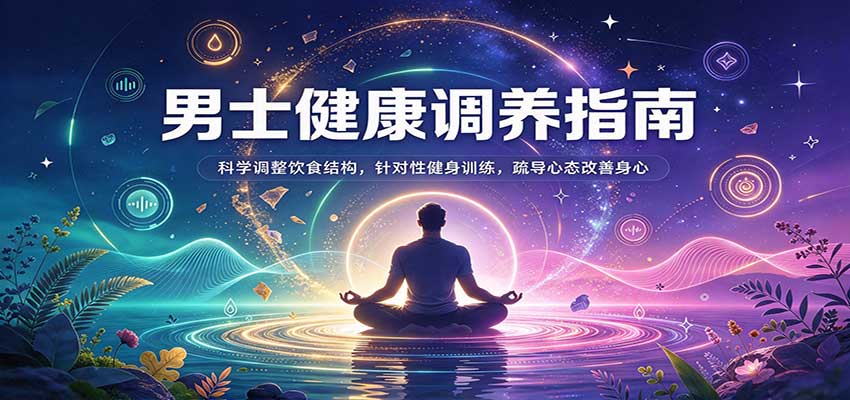 男士健康调养指南:科学调整饮食结构,针对性健身训练,疏导心态改善身心-优优云网创