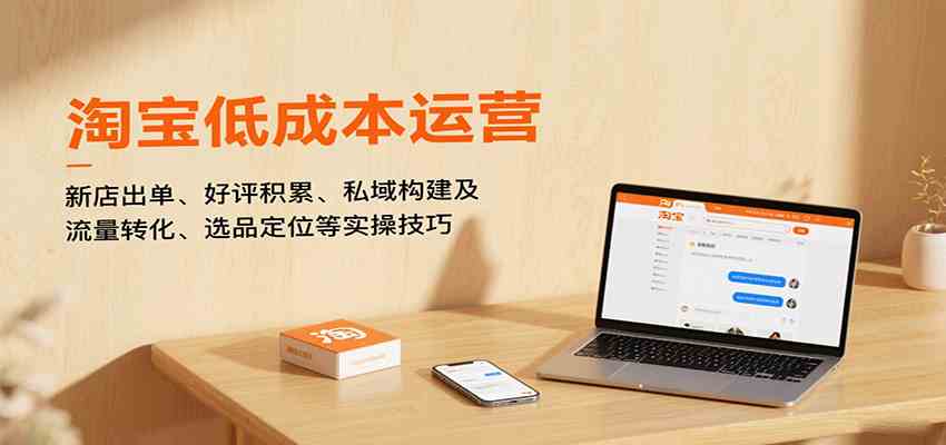 淘宝低成本运营，新店出单、好评积累、私域构建及流量转化、选品定位等（更新9月）-优优云网创