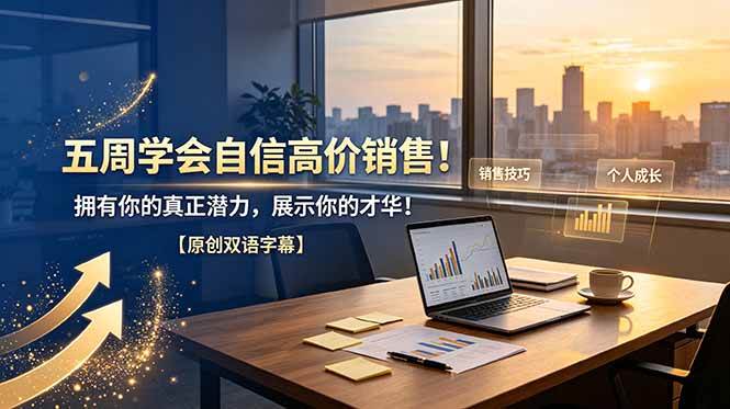 (19071期)五周学会自信高价销售!拥有你的真正潜力,展示你的才华!【原创双语字幕】 (19071期)五周学会自信高价销售!拥有你的真正潜力,展示你的才华!【原创双语字幕】