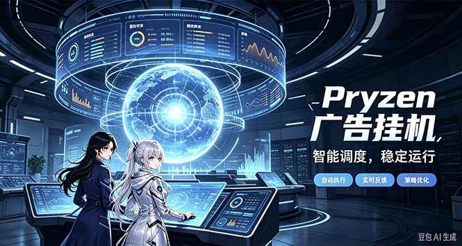 （21102期）Pryzen广告全自动挂机给自己一个交代，门槛低，零基础小白也可以快速上手-优优云网创