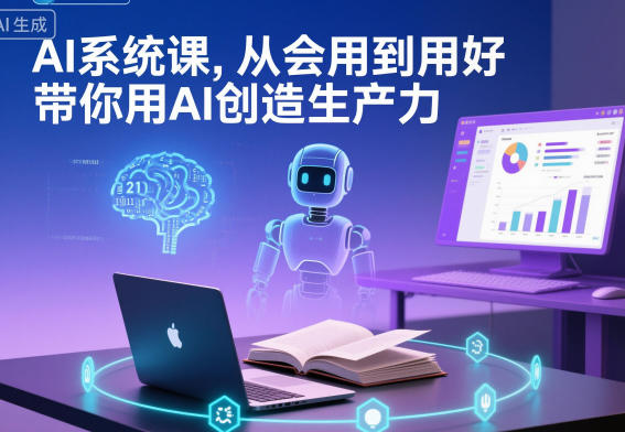 AI系统课，从会用到用好，带你用AI创造生产力-优优云网创