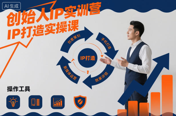 创始人IP实训营，IP打造实操课-优优云网创