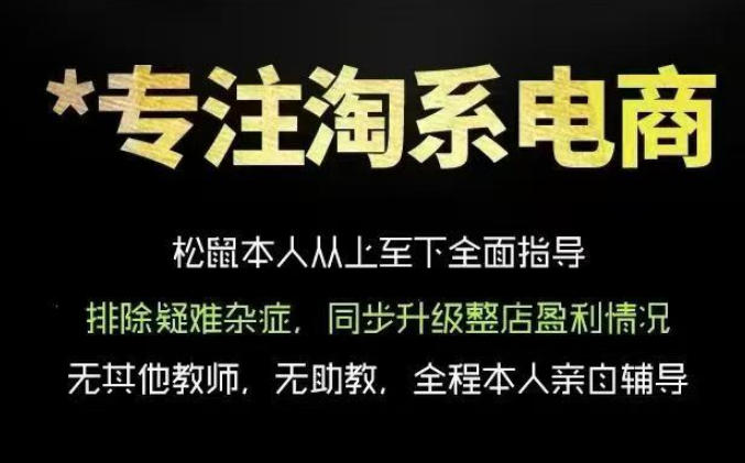 松鼠会电商VIP课程，从基础布局到高阶优化，助你掌握淘宝运营逻辑，提升店铺流量与转化（更新1015）-优优云网创