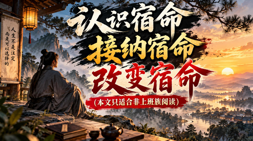 某公众号付费文章：认识宿命，接纳宿命，改变宿命（本文只适合非上班族阅读）-优优云网创