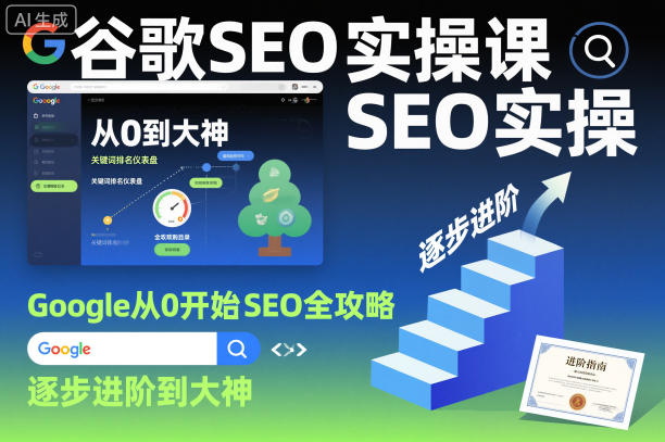 谷歌SEO实操课，Google从0开始SEO全攻略，逐步进阶到大神（更新26年）-优优云网创