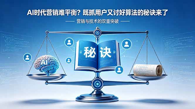 (18600期)AI时代营销难平衡?既抓用户又讨好算法的秘诀来了【原创双语字幕】-优优云网创