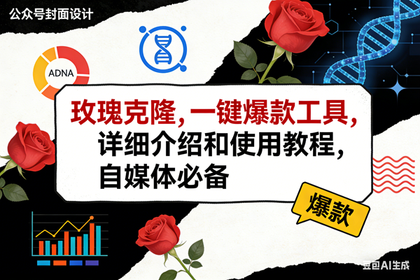 （17557期）玫瑰克隆工具，ai鲁大魔，自媒体必备神器，一键爆款神器，详细教程。-优优云网创