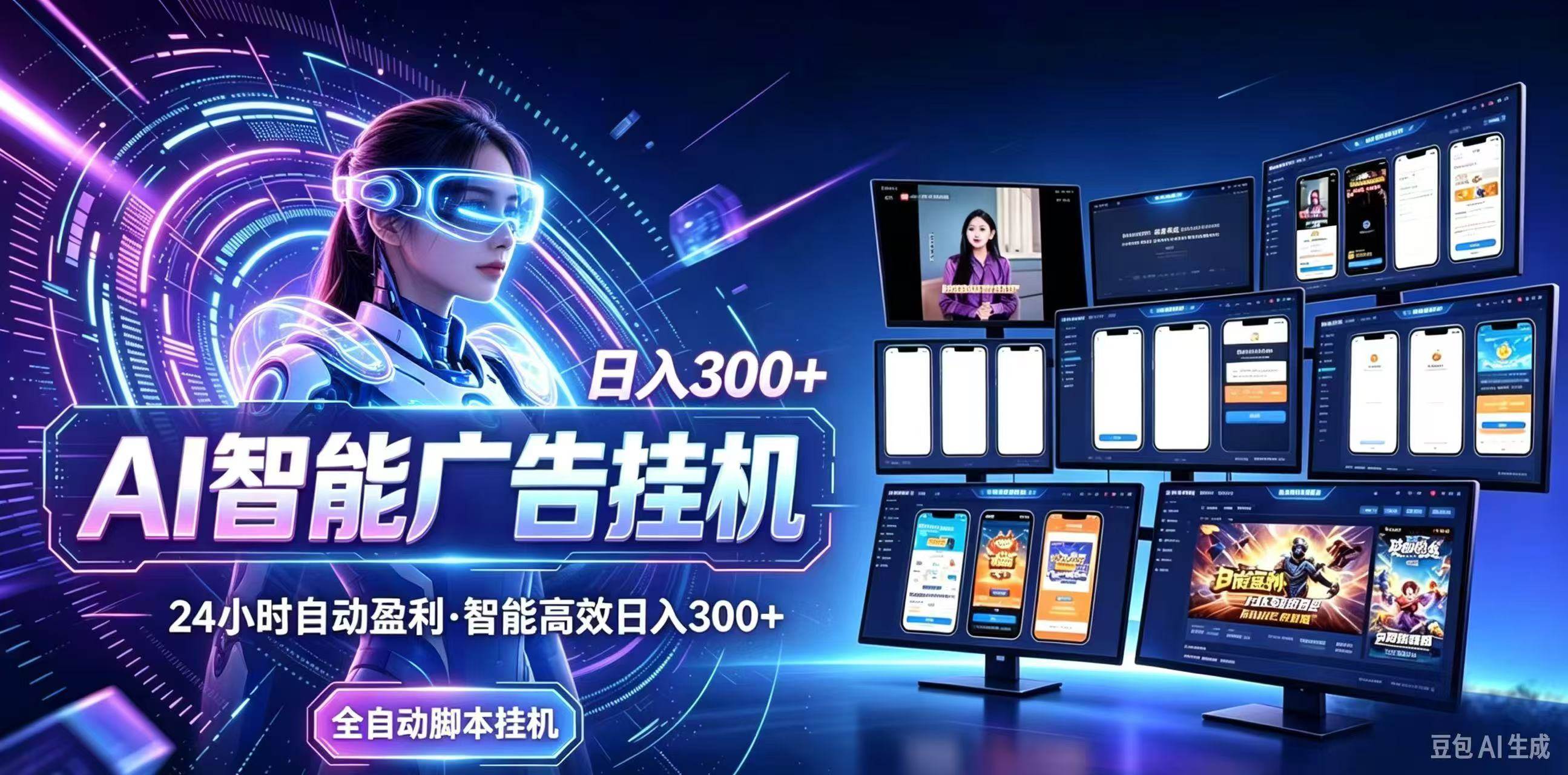 （21068期）24小时AI广告挂机｜在家就能做的被动副业-优优云网创