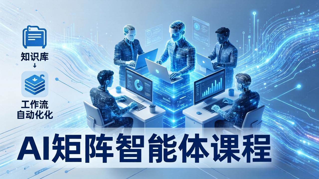 （17759期）AI矩阵智能体实战：100个数字员工批量生产内容，文本知识库+工作流自动化全搞定-优优云网创