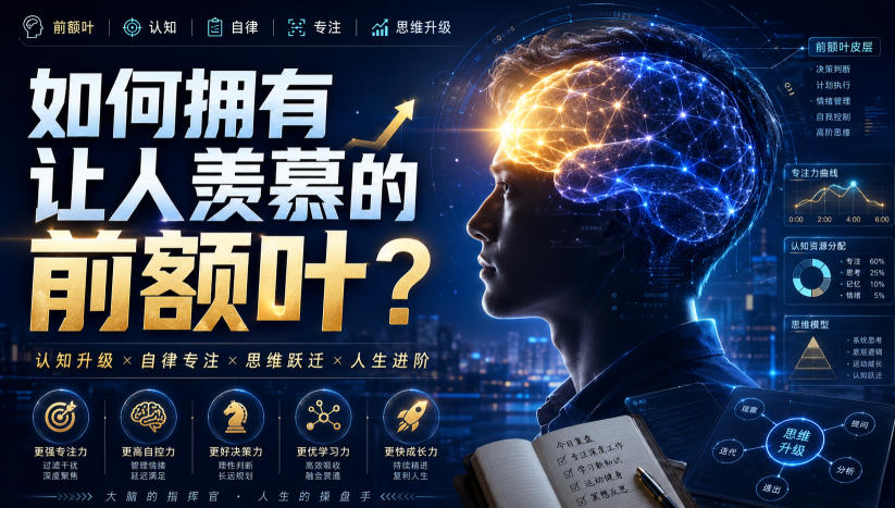 付费文：如何拥有让人羡慕的前额叶？-优优云网创