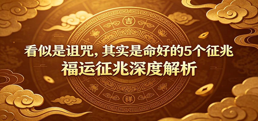 付费文章:《看似是诅咒,其实是命好的5个征兆》福运征兆深度解析-优优云网创