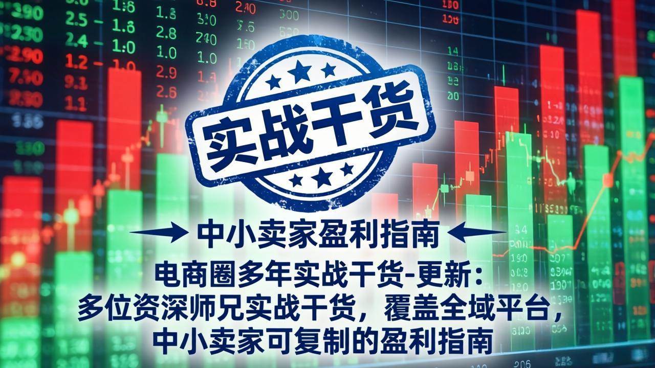 （18398期）电商圈多年实战干货-更新5月10：多位资深师兄实战干货/覆盖全域平台，中小卖家可复制的盈利指南-优优云网创