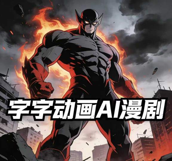 字字动画AI漫剧2026年第1期系统课程，小白看完就能学会实操的漫剧课，单人月收1-3W-优优云网创