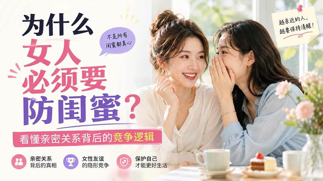 （20114期）付费文章：为什么女人必须要防闺蜜？看懂亲密关系背后的竞争逻辑-优优云网创