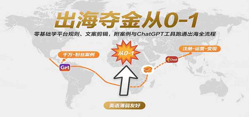 出海夺金从0-1：零基础学平台规则、文案剪辑，附案例与ChatGPT工具跑通出海全流程-优优云网创