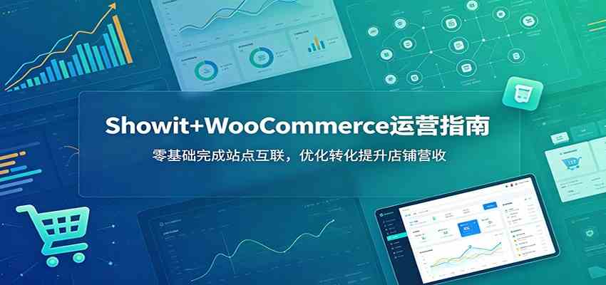 Showit+WooCommerce运营指南：零基础完成站点互联，优化转化提升店铺营收-优优云网创