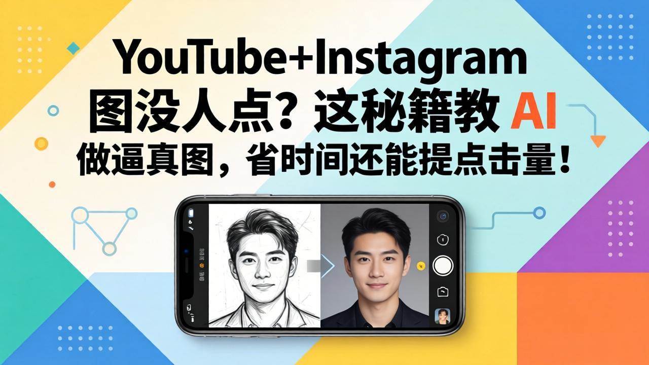 （17911期）YouTube+Instagram 图没人点？这秘籍教 AI 做逼真图，省时间还能提点击量-优优云网创