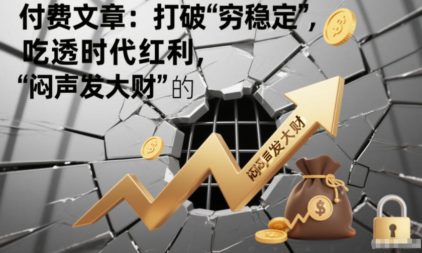 付费文章：打破“穷稳定”，吃透时代红利，“闷声发大财”的终极真谛-优优云网创