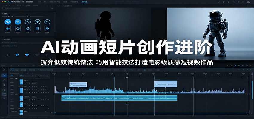 AI动画短片创作进阶：摒弃低效传统做法，巧用智能技法打造电影级质感短视频作品-优优云网创