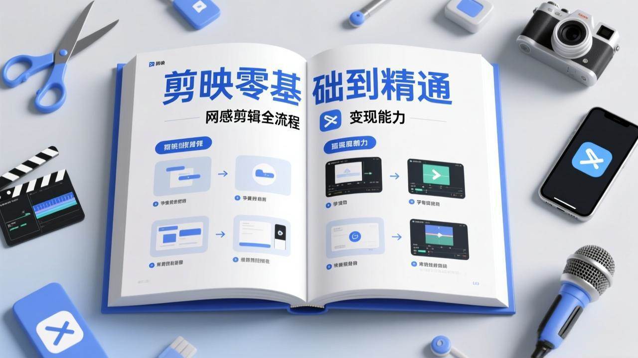 （17473期）剪映零基础也能快速上手，从入门到精通掌握网感剪辑全流程，掌握能直接变现的剪辑能力-优优云网创