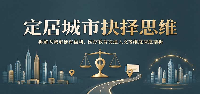 定居城市抉择思维：拆解大城市独有福利，医疗教育交通人文等维度深度剖析-优优云网创