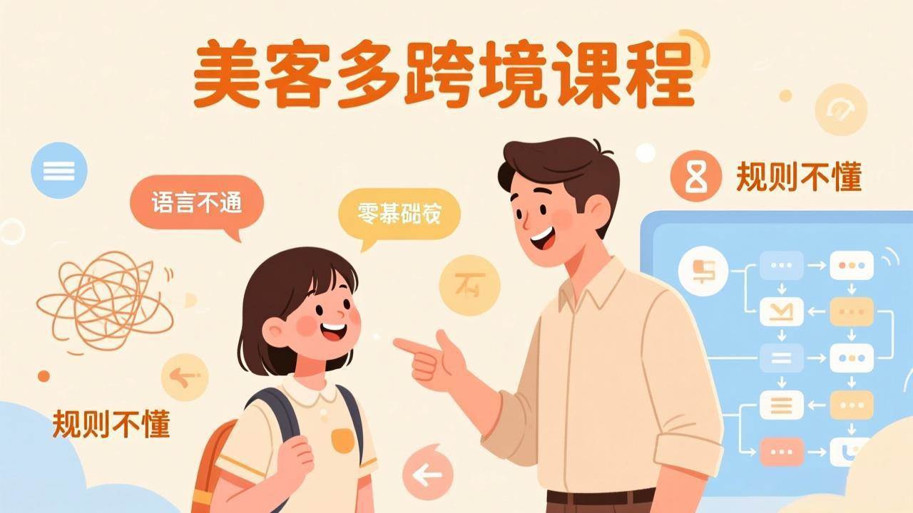 （17503期）怕语言不通、怕不懂规则？零基础小白也能做的美客多跨境课，手把手带你美客多开店稳赚-优优云网创