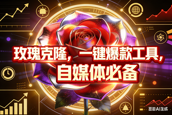 （17792期）玫瑰克隆，ai鲁大魔工具，自媒体必备神器，一键爆款，详细教程。-优优云网创