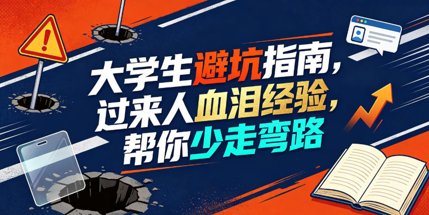 某公众号付费文章:大学生避坑指南,过来人血泪经验,帮你少走弯路-优优云网创