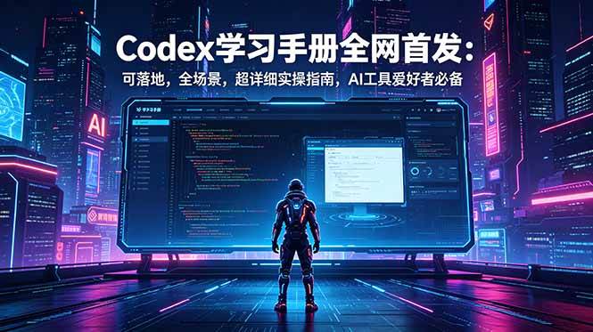 (18871期)Codex学习手册全网首发:可落地,全场景,超详细实操指南,AI工具爱好者必备-优优云网创