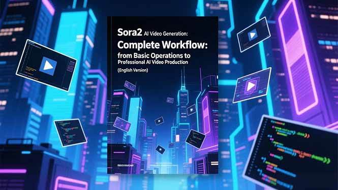 （16758期）Sora2 AI视频生成的系统教程（英文版）：从基础操作到专业级AI视频制作的完整工作流-优优云网创
