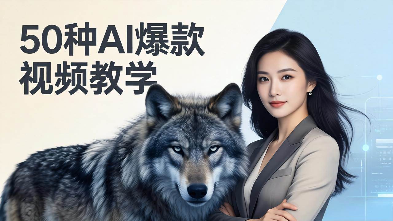 （17815期）50种AI爆款视频教学：影视级古诗词+治愈萌宠+山海经蛟龙，高阶宝典商业落地-优优云网创