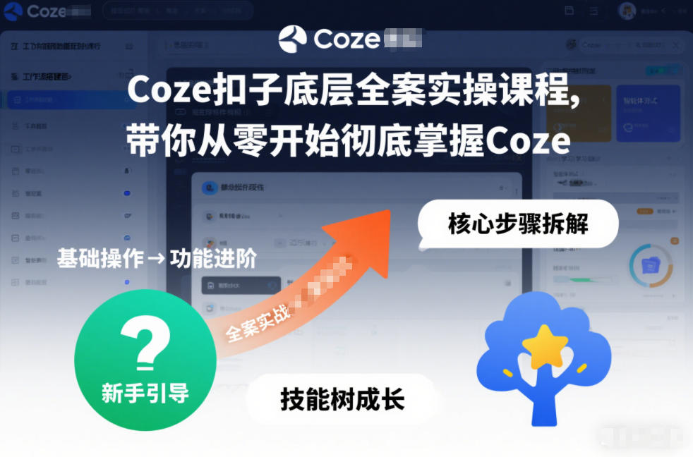 Coze扣子底层全案实操课程，带你从零开始彻底掌握Coze（更新3月）-优优云网创