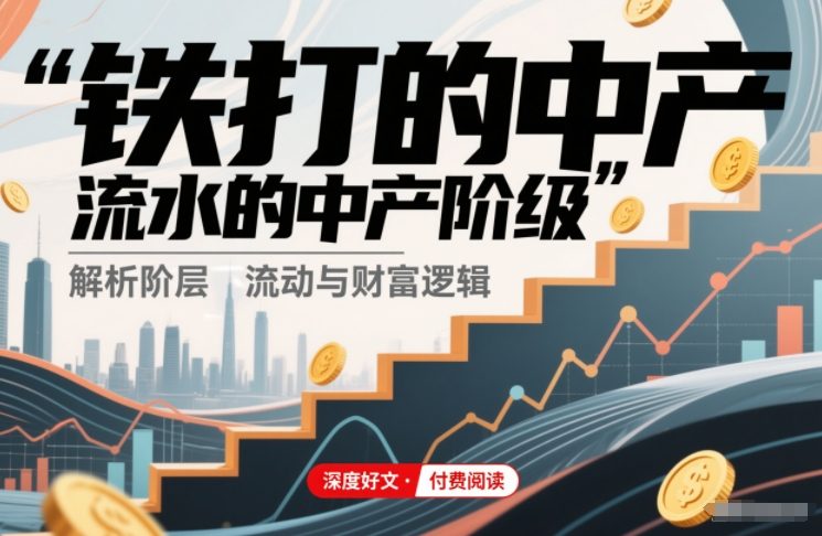 付费文章:铁打的中产,流水的中产阶级 付费文章:铁打的中产,流水的中产阶级